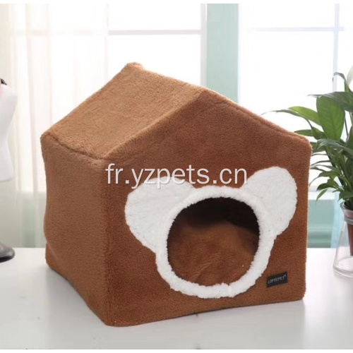 Petite maison mignonne démontable d&#39;animal familier bon marché portatif